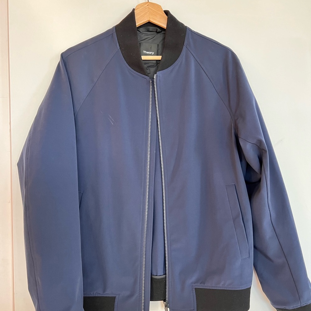 Theory Blue and Black Bomber